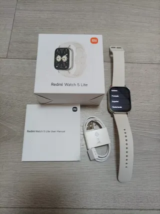 Smartwatch Xiaomi Redmi Watch 5 Lite Plata/Blanco