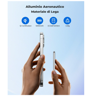 Powerbank Magnetico Magsafe 5000mAh Ultra Sottile