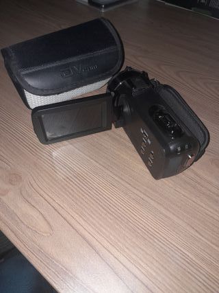 Cámara de vídeo DVcam negra sin usar