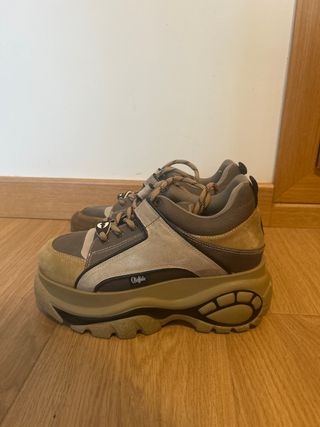 Zapatillas Buffalo Beige y Marrón
