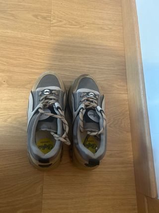 Zapatillas Buffalo Beige y Marrón