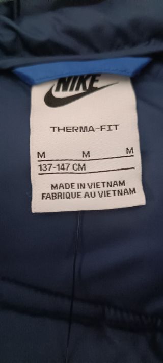 Abrigo acolchado Nike azul nuevo