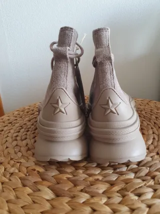 Converse Run Star Legacy CX Hi T38 Cuero beige.