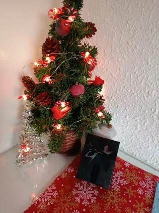 Pendientes Zara dorados con bola roja