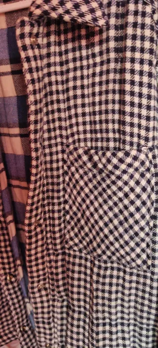 Camisa Overshirt Zara Cuadros M