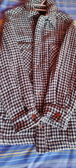 Camisa Overshirt Zara Cuadros M