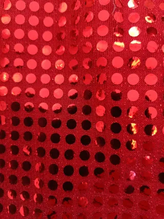 Gorra de Noel brillante roja y blanca