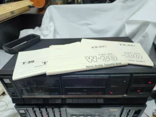 Radio, cassette Amplificador TEAC W-30, A-30, T-3