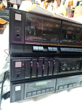 Radio, cassette Amplificador TEAC W-30, A-30, T-3