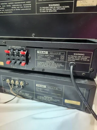 Radio, cassette Amplificador TEAC W-30, A-30, T-3