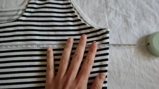 Bata rayas Talla XL, CON ETIQUETA