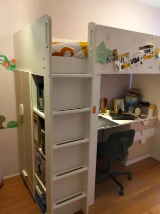 Cama alta Ikea SMÅSTAD