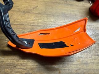 Paramanos Acerbis y MEC Naranja/Blanco