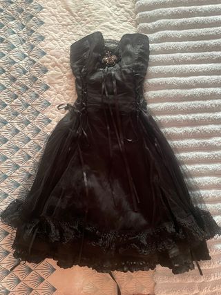 Vestido Punk Rave Negro