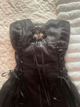 Vestido Punk Rave Negro