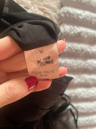 Vestido Punk Rave Negro