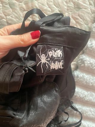 Vestido Punk Rave Negro