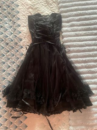 Vestido Punk Rave Negro