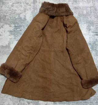 Vintage montone donna marrone