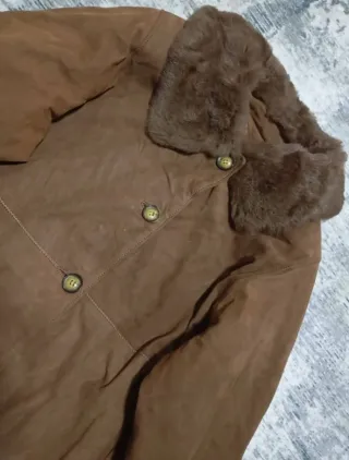 Vintage montone donna marrone