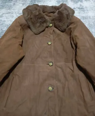 Vintage montone donna marrone