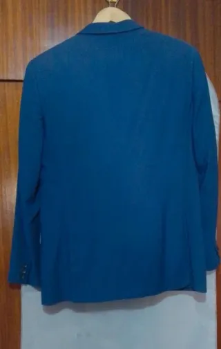 Traje de chaqueta azul hombre