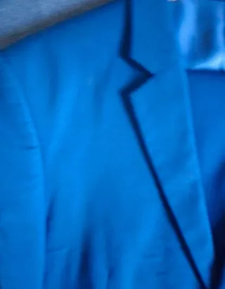 Traje de chaqueta azul hombre