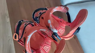 Fijaciones Snowboard Union Force Naranja