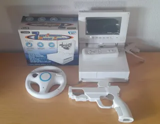 Lote Consolas Wii+Tv+Juegos+ Accesorios