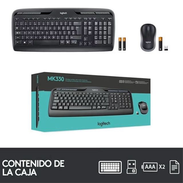 Logitech MK330 Teclado y Ratón Inalámbricos