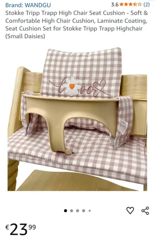 Adattatore e cuscino per seggiolone Stokke Tripp Trapp