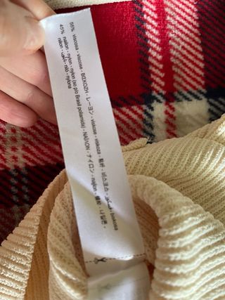 Jersey Zara Beige Manga Abullonada