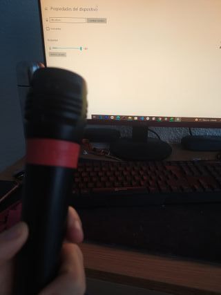 2 Micrófonos Singstar PS2 con Adaptador USB