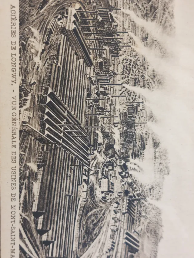 Álbum Heliograbado Aciéries Longwy Mont-St-Martin