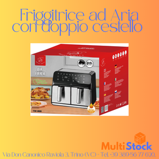 Friggitrice ad Aria Doppio Cestello Royal Swiss