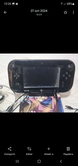 Nintendo Wii U Negra + Accesorios