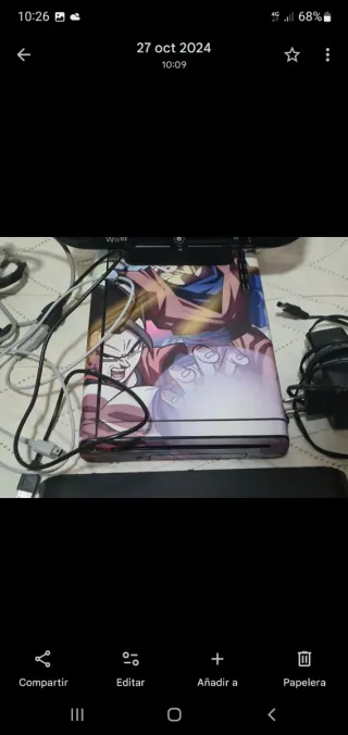 Nintendo Wii U Negra + Accesorios