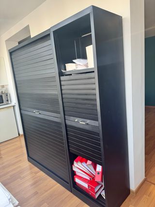 Armario Archivador Metálico Oficina Negro