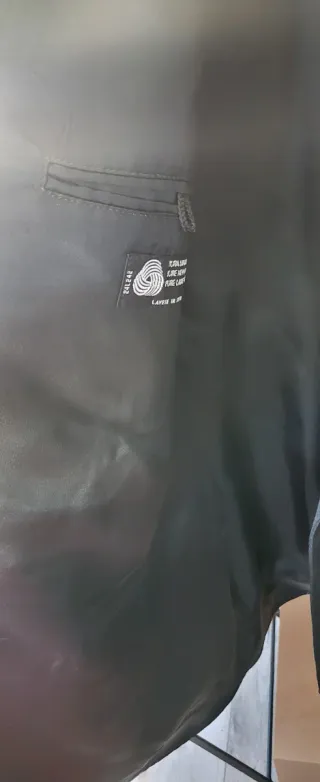 Chaqueta Pierre Cardin Doble Pecho Negra Talla L