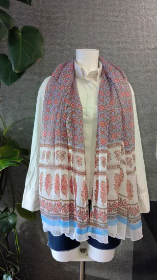 Pañuelo infinito estampado