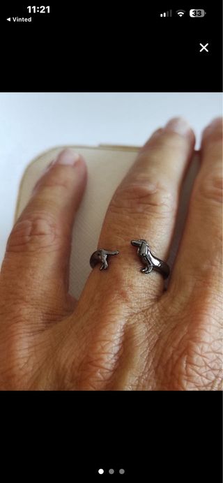 Anillo ajustable pantera circonitas verdes y anill