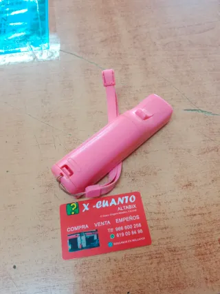 MANDO WII MOTION PLUS 2 EN 1 COMPATIBLE ROSA