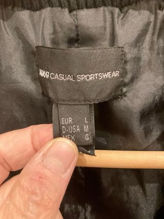 Chaleco entallado mujer negro