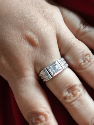 Anillo Plata con Circonita