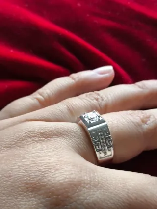 Anillo Plata con Circonita