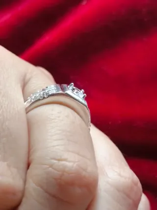 Anillo Plata con Circonita