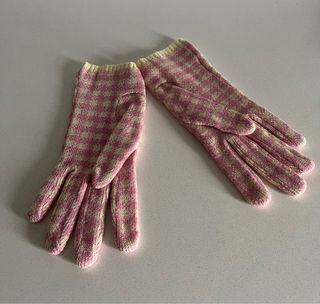 Guantes de lana Ganteb's a cuadros