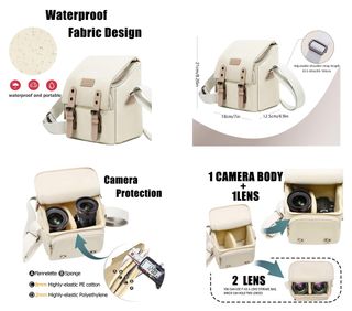 Cwatcum Estojo para câmara fotografias (166)