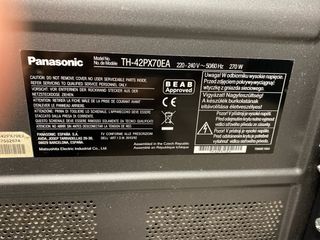 Televisor Plasma Panasonic Negro