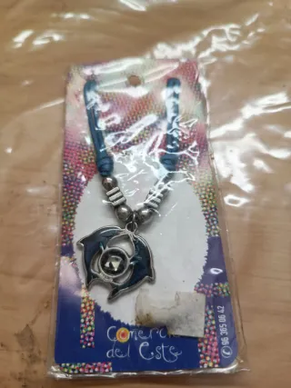 Collar delfines con letra N